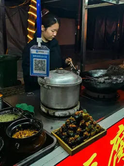 Stinky tofu (臭豆腐)